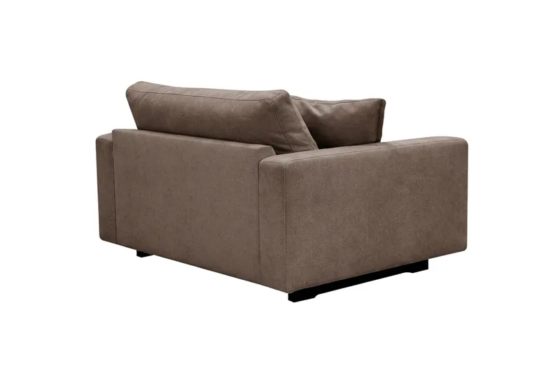 Valencia Extra Djup Fåtölj i Chenille - Mörkbrun - Möbler - Stolar & fåtöljer - Fåtölj