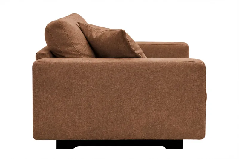 Valencia Extra Djup Fåtölj i Chenille - Rostbrun - Möbler - Stolar & fåtöljer - Fåtölj