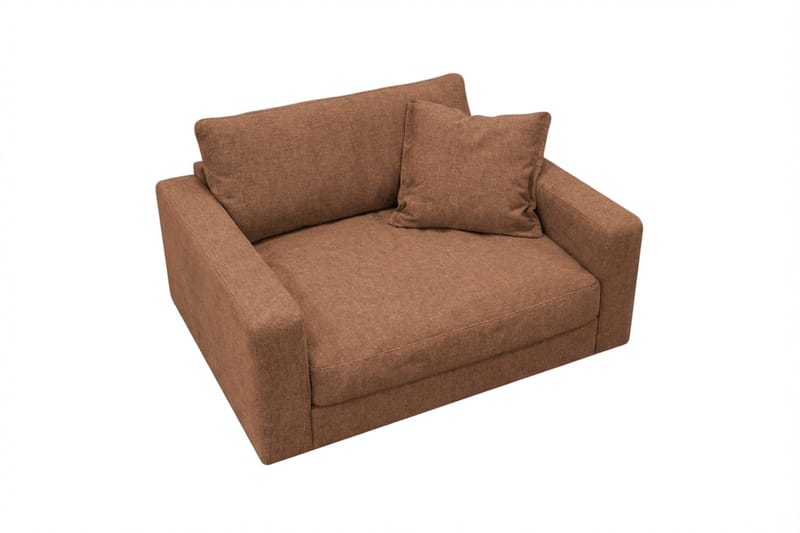 Valencia Extra Djup Fåtölj i Chenille - Rostbrun - Möbler - Stolar & fåtöljer - Fåtölj