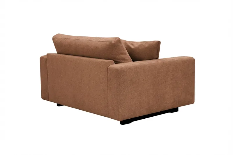 Valencia Extra Djup Fåtölj i Chenille - Rostbrun - Möbler - Stolar & fåtöljer - Fåtölj