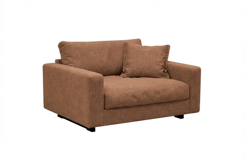 Valencia Extra Djup Fåtölj i Chenille - Rostbrun - Möbler - Stolar & fåtöljer - Fåtölj