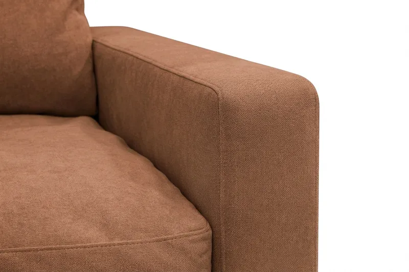 Valencia Extra Djup Fåtölj i Chenille - Rostbrun - Möbler - Stolar & fåtöljer - Fåtölj