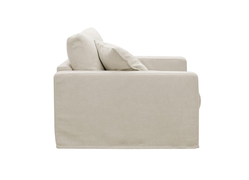 Valencia Extra Djup Fåtölj med avtagbar och tvättbar klädsel - Beige - Möbler - Stolar & fåtöljer - Fåtölj