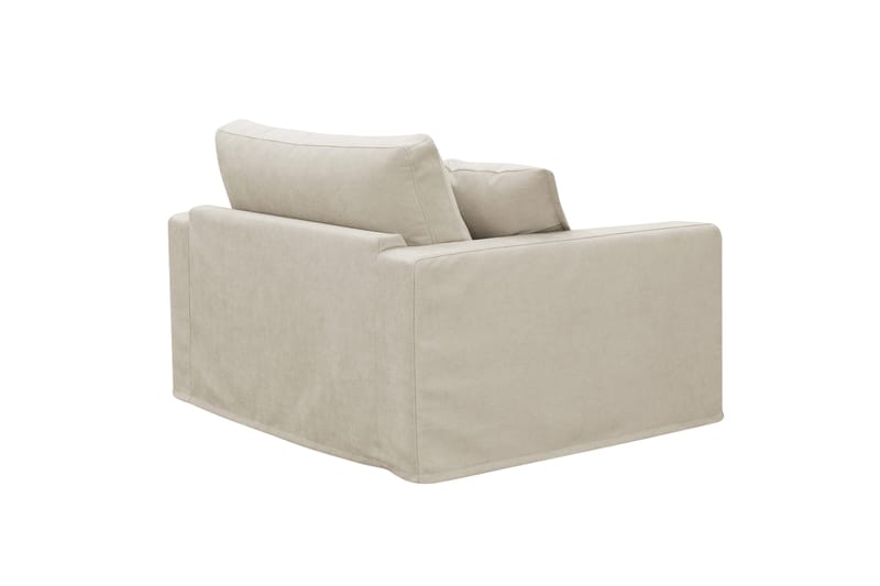 Valencia Extra Djup Fåtölj med avtagbar och tvättbar klädsel - Beige - Möbler - Stolar & fåtöljer - Fåtölj