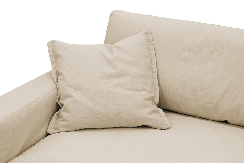 Valencia Extra Djup Fåtölj med avtagbar och tvättbar klädsel - Beige - Möbler - Stolar & fåtöljer - Fåtölj