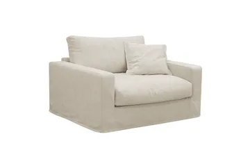 Valencia Extra Djup Fåtölj med avtagbar och tvättbar klädsel - Beige - Möbler - Stolar & fåtöljer - Fåtölj