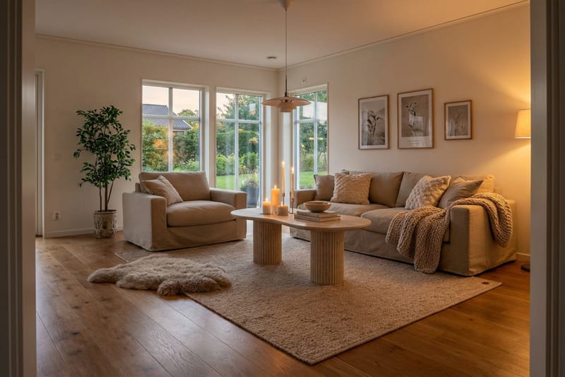 Valencia Extra Djup Fåtölj med avtagbar och tvättbar klädsel - Beige - Möbler - Stolar & fåtöljer - Fåtölj