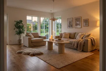 Valencia Extra Djup Fåtölj med avtagbar och tvättbar klädsel - Beige - Möbler - Stolar & fåtöljer - Fåtölj