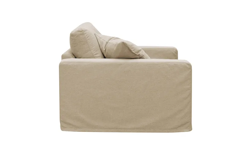 Valencia Extra Djup Fåtölj med avtagbar och tvättbar klädsel - Beige - Möbler - Stolar & fåtöljer - Fåtölj