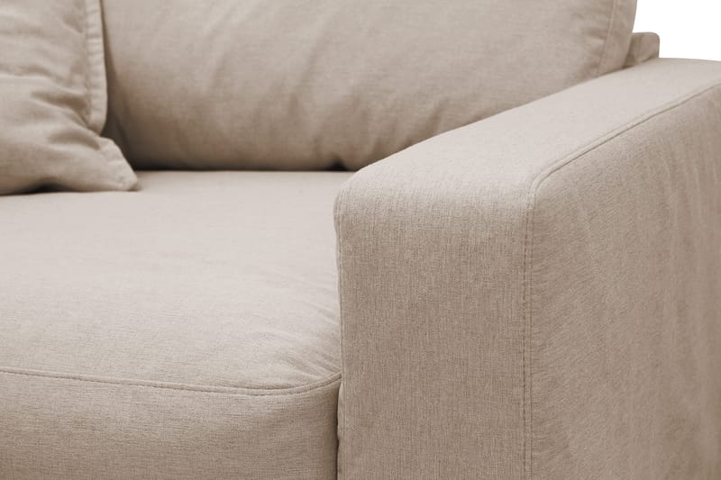 Valencia Extra Djup Fåtölj med avtagbar och tvättbar klädsel - Ljusbrun - Möbler - Stolar & fåtöljer - Fåtölj