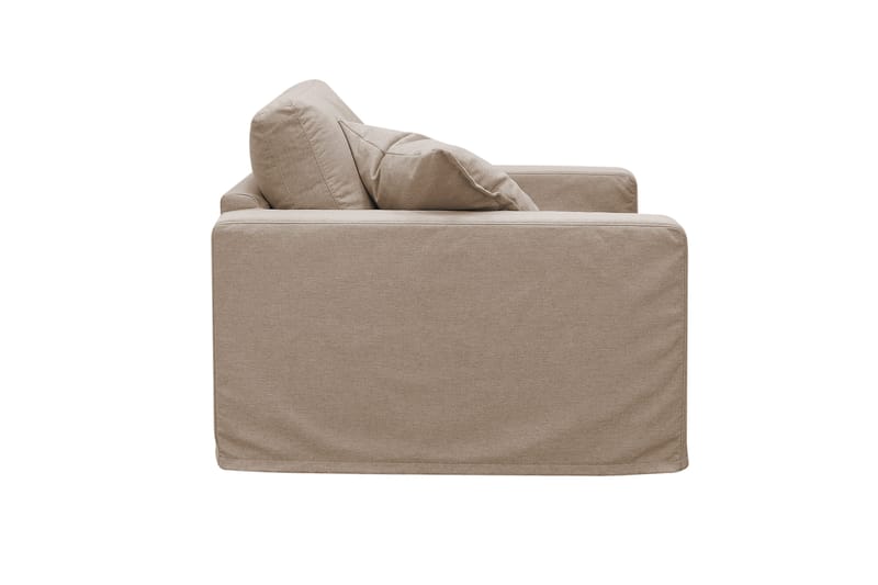 Valencia Extra Djup Fåtölj med avtagbar och tvättbar klädsel - Ljusbrun - Möbler - Stolar & fåtöljer - Fåtölj