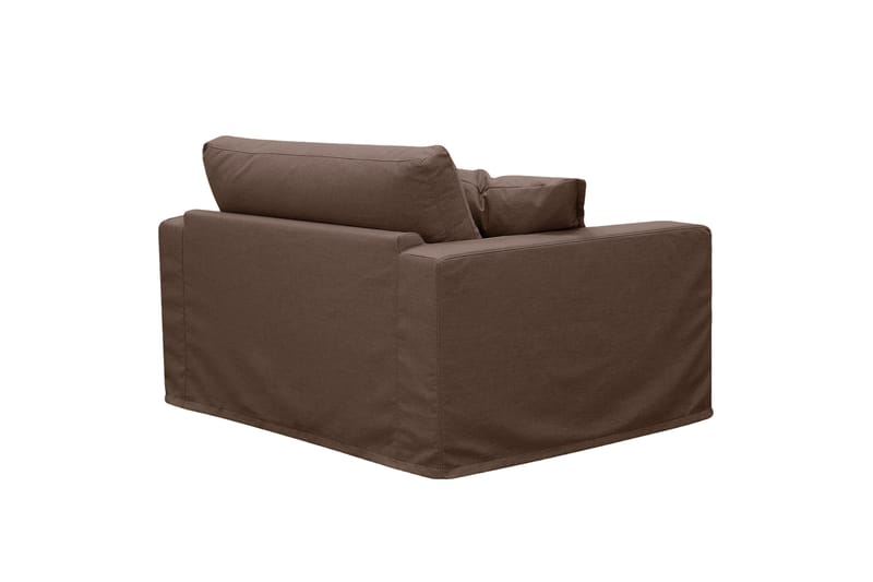 Valencia Extra Djup Fåtölj med avtagbar och tvättbar klädsel - Mörkbrun - Möbler - Stolar & fåtöljer - Fåtölj