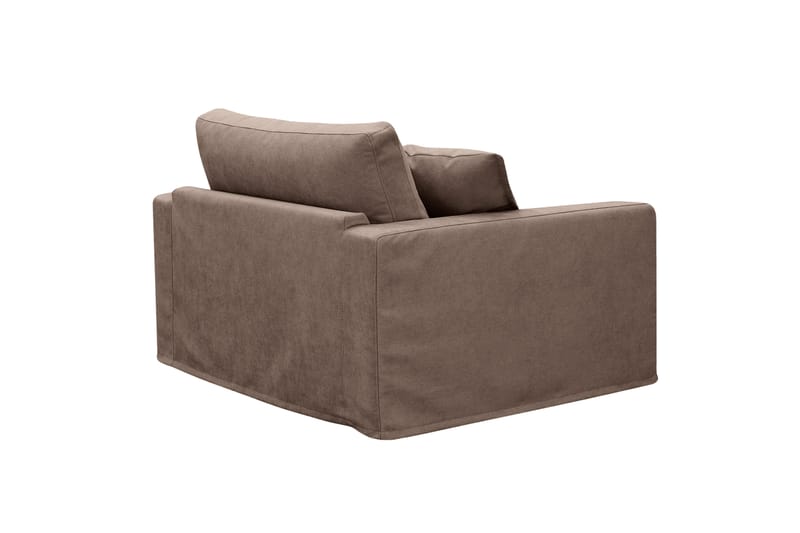 Valencia Extra Djup Fåtölj med avtagbar och tvättbar klädsel - Mörkbrun - Möbler - Stolar & fåtöljer - Fåtölj