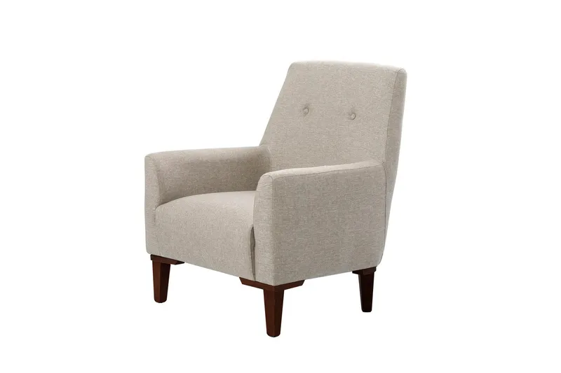 Valsot Fåtölj, Cream/Valnöt