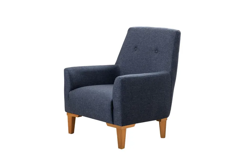 Valsot Fåtölj, Mörkblå/Brun