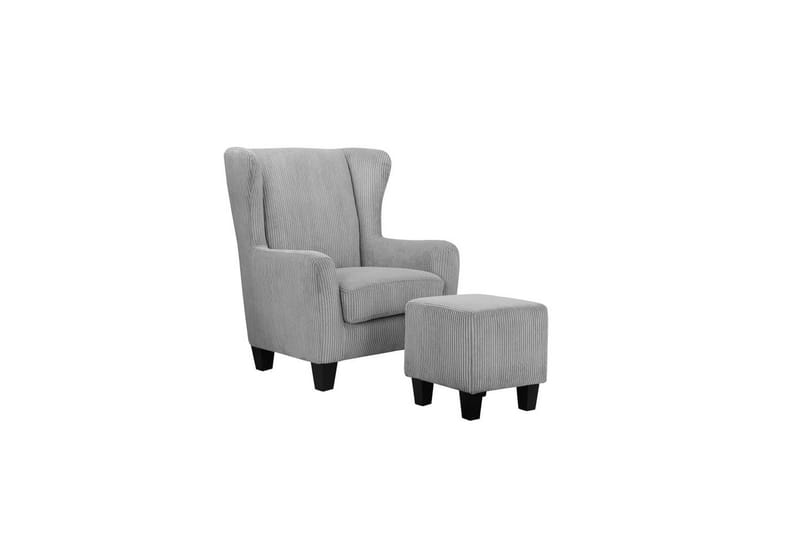 Vanlig fåtölj utan armstöd Loft24 Fåtölj Zhili Ljusgrå - Möbler - Stolar & fåtöljer - Fåtölj - Fåtölj utan armstöd