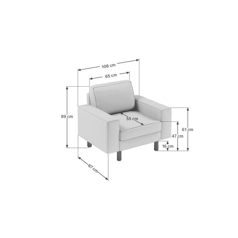 Vilsa Fåtölj - Krämvit - Möbler - Stolar & fåtöljer - Fåtölj