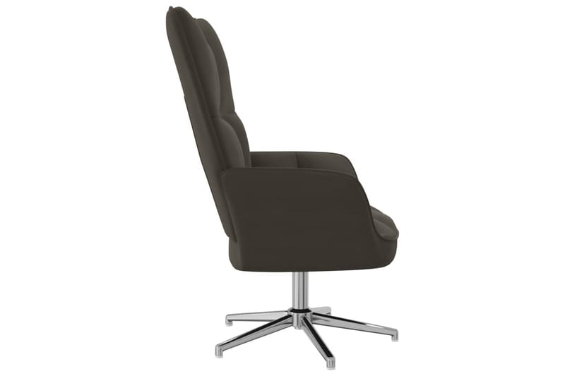 Vilstol mörkgrå sammet - Grå - Kontorsstol & skrivbordsstol