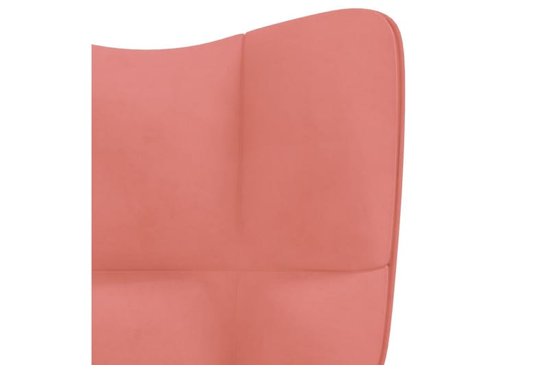 Vilstol rosa sammet - Rosa - Möbler - Stolar & fåtöljer - Fåtölj