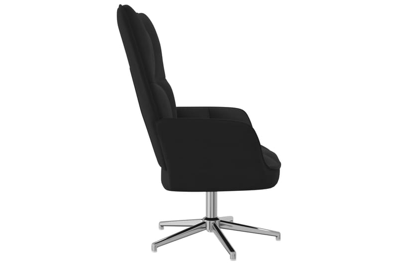 Vilstol svart sammet - Svart - Kontorsstol & skrivbordsstol