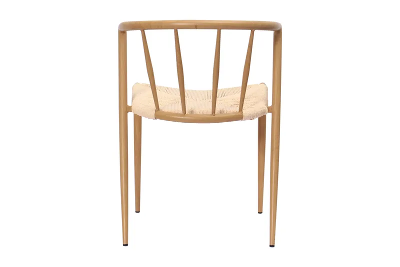 Winston Matstol - Beige / Metallben Ek - Möbler - Stolar & fåtöljer - Matstol & köksstol