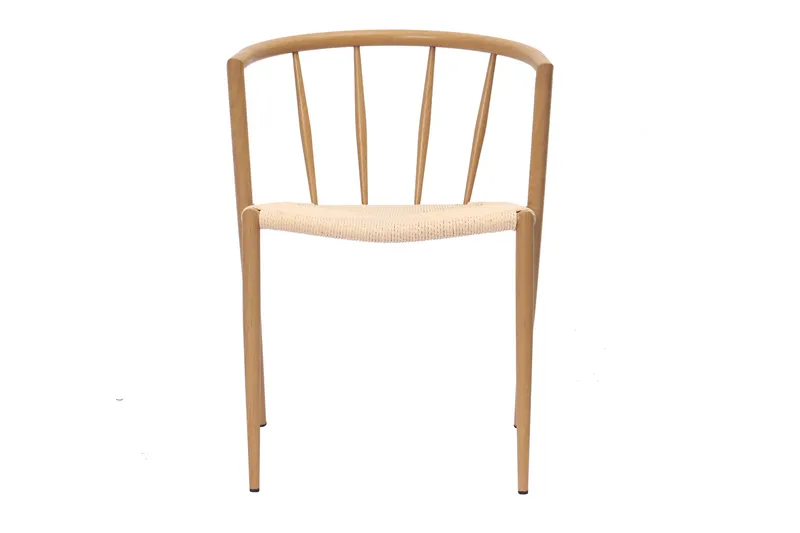 Winston Matstol - Beige / Metallben Ek - Möbler - Stolar & fåtöljer - Matstol & köksstol