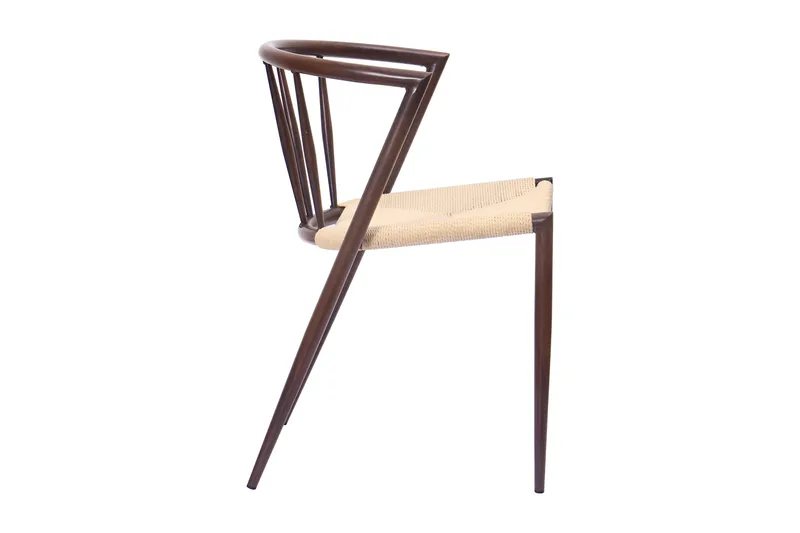 Winston Matstol - Beige / Metallben Rökt ek - Möbler - Stolar & fåtöljer - Matstol & köksstol