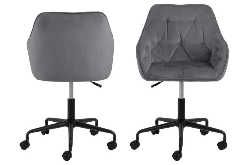 Zabinka Kontorsstol - Grå - Möbler - Stolar & fåtöljer - Kontorsstol & skrivbordsstol