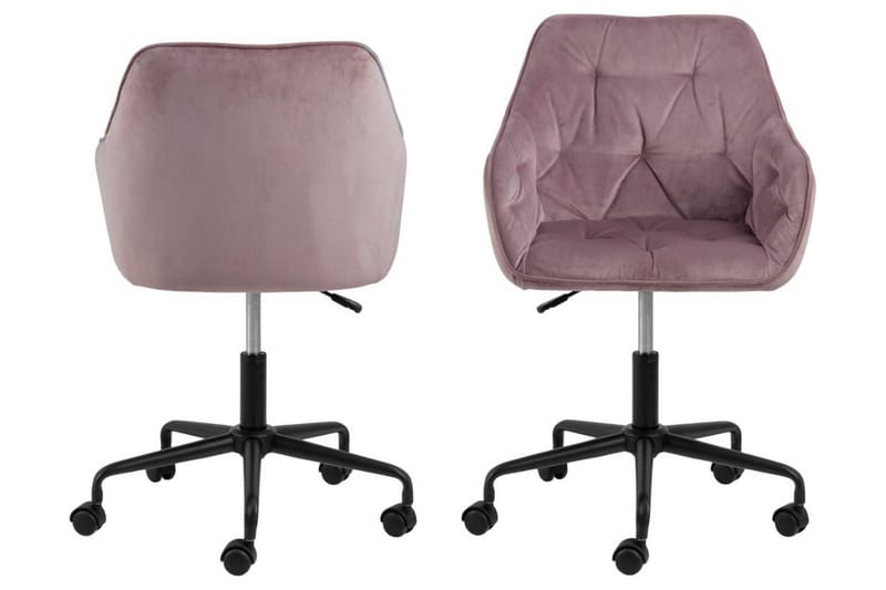 Zabinka Kontorsstol - Rosa - Möbler - Stolar & fåtöljer - Kontorsstol & skrivbordsstol