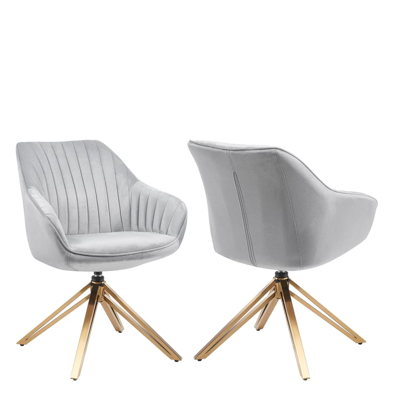 Zerlin Kontorsstol - Grå - Möbler - Stolar & fåtöljer - Kontorsstol & skrivbordsstol