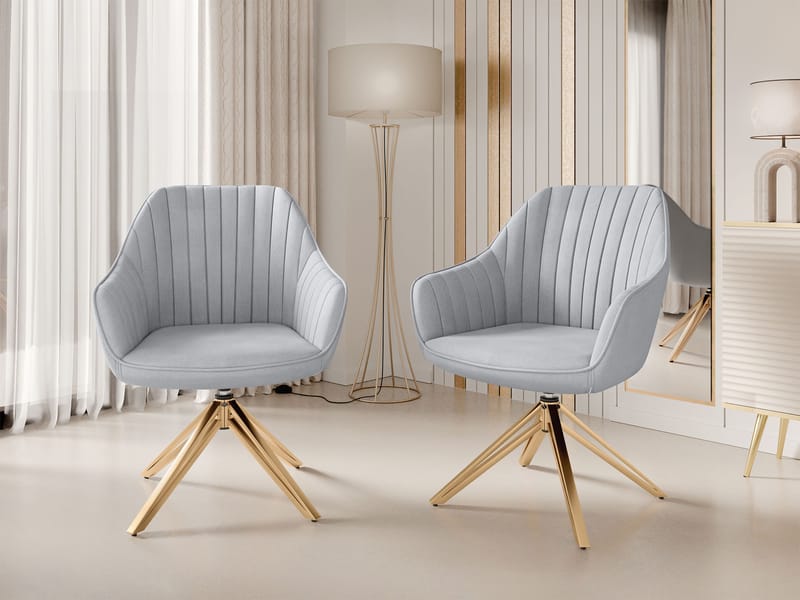 Zerlin Kontorsstol - Grå - Möbler - Stolar & fåtöljer - Kontorsstol & skrivbordsstol