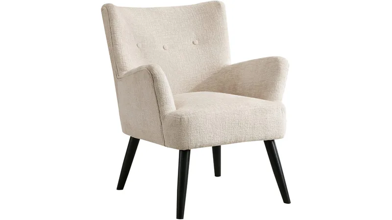 Zevani Fåtölj i bouclet, Cream