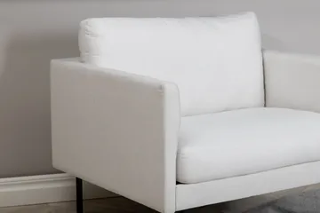 Zoom Fåtölj i Linne med Metallben - Beige - Möbler - Stolar & fåtöljer - Fåtölj