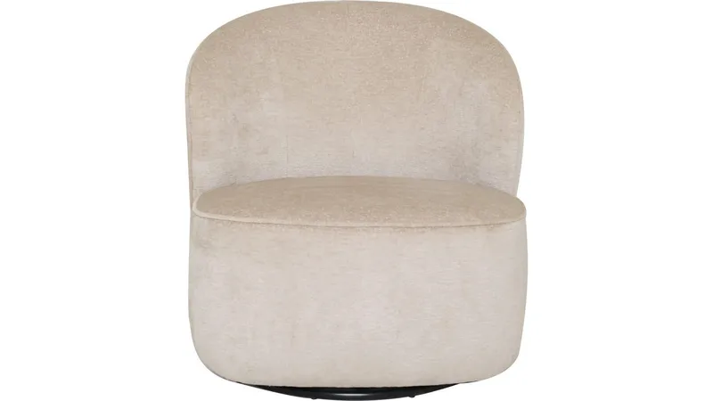 Zorevi Fåtölj med snurrfunktion i tyg - Beige - Möbler - Stolar & fåtöljer - Fåtölj