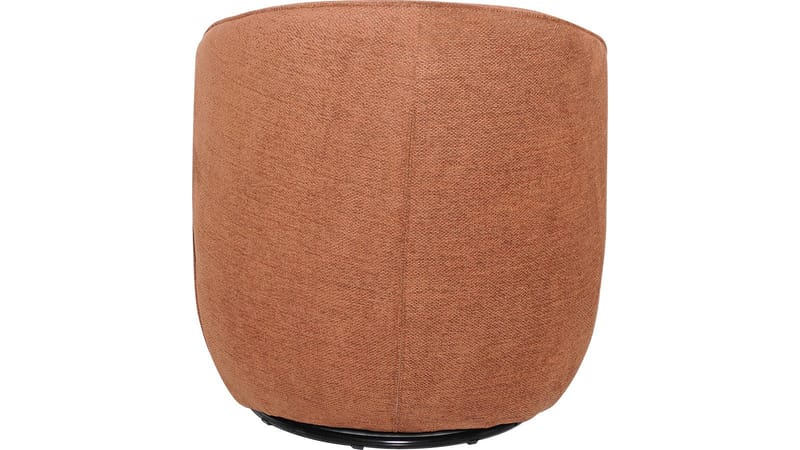 Zorevi Fåtölj med snurrfunktion i tyg - Rostbrun - Möbler - Stolar & fåtöljer - Fåtölj