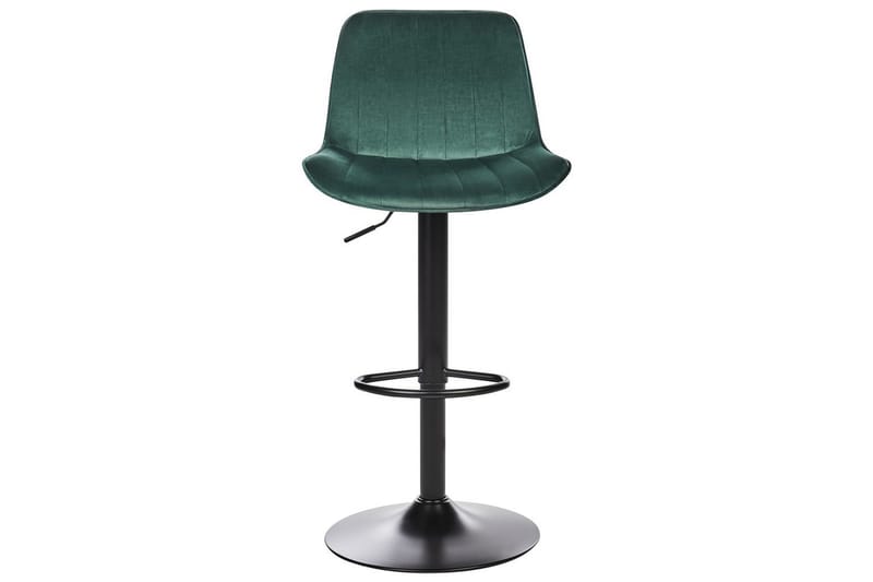 Svängbar stol Dubrovnik set om 2 Smaragdgrön-Svart - Smaragdgrön-Svart - Möbler - Bord & matgrupper