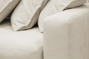 Valencia Extra Djup 5-sits Soffa i Chenille - Beige - Möbler - Soffa