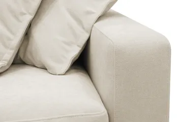 Valencia Extra Djup 5-sits Soffa i Chenille - Beige - Möbler - Soffa