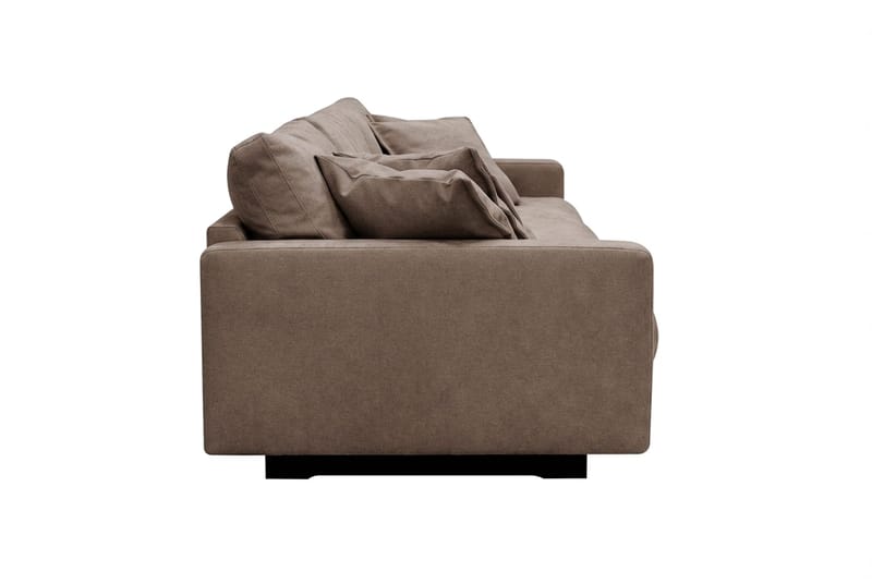 Valencia Extra Djup 5-sits Soffa i Chenille - Mörkbrun - Möbler - Soffa