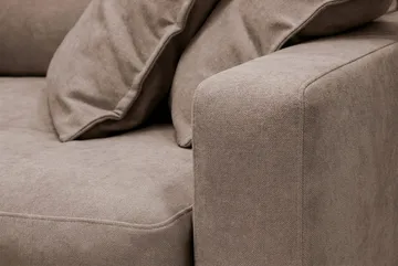 Valencia Extra Djup 5-sits Soffa i Chenille - Mörkbrun - Möbler - Soffa