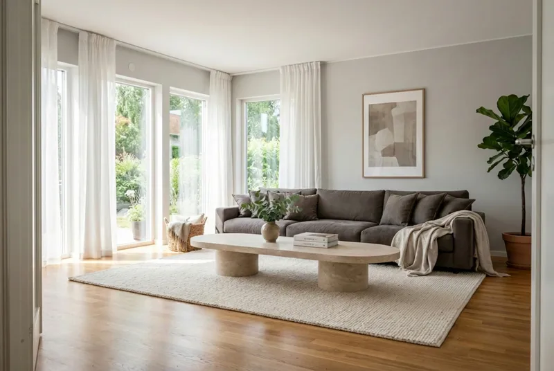 Valencia Extra Djup 5-sits Soffa - Mörkgrå - Möbler - Soffa