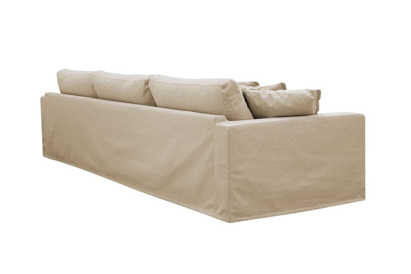 Valencia Extra Djup 5-sits Soffa med avtagbar och tvättbar klädsel - Beige - Möbler - Soffa