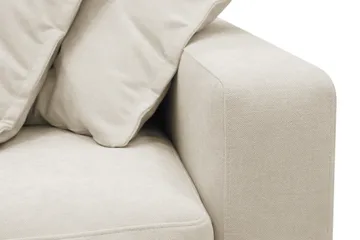 Valencia Extra Djup 5-sits Soffa med avtagbar och tvättbar klädsel - Beige - Möbler - Soffa