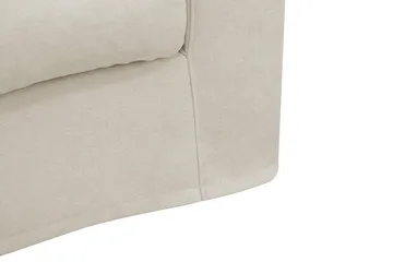 Valencia Extra Djup 5-sits Soffa med avtagbar och tvättbar klädsel - Beige - Möbler - Soffa