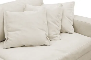 Valencia Extra Djup 5-sits Soffa med avtagbar och tvättbar klädsel - Beige - Möbler - Soffa