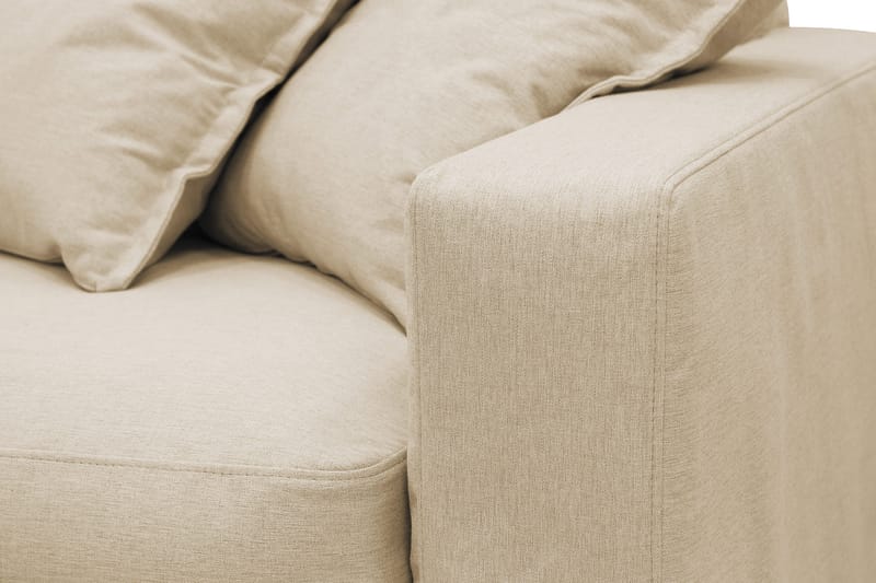 Valencia Extra Djup 5-sits Soffa med avtagbar och tvättbar klädsel - Beige - Möbler - Soffa