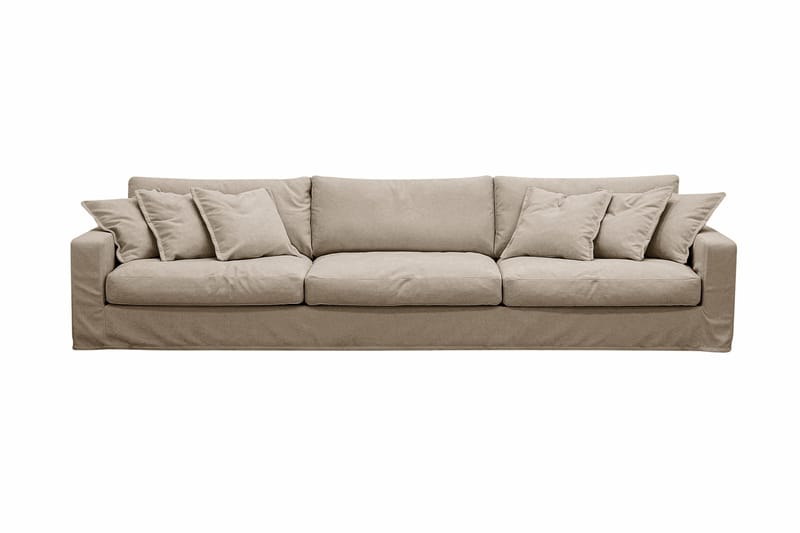 Valencia Extra Djup 5-sits Soffa med avtagbar och tvättbar klädsel, Brun