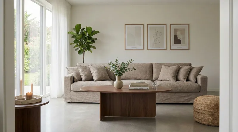 Valencia Extra Djup 5-sits Soffa med avtagbar och tvättbar klädsel - Brun - Möbler - Soffa