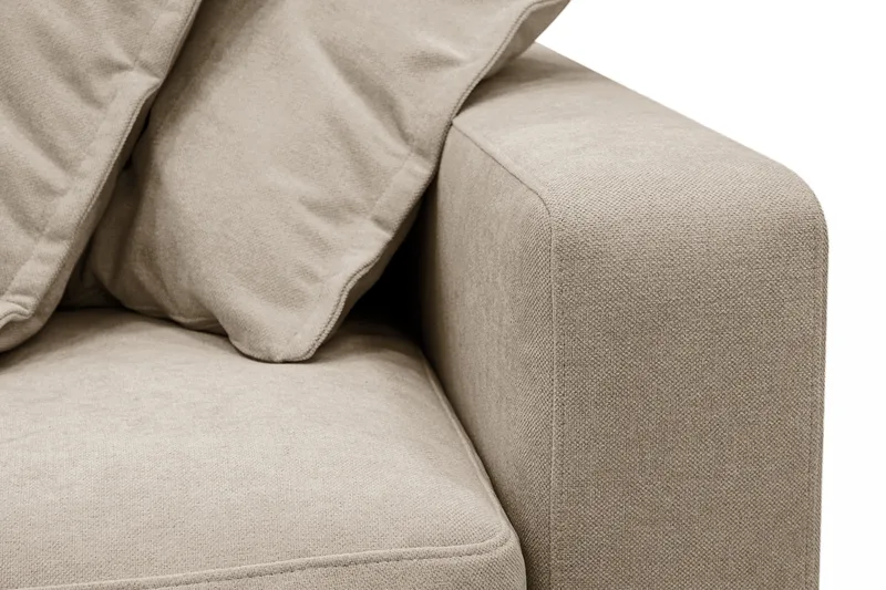 Valencia Extra Djup 5-sits Soffa med avtagbar och tvättbar klädsel - Brun - Möbler - Soffa