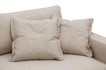 Valencia Extra Djup 5-sits Soffa med avtagbar och tvättbar klädsel - Ljusbrun - Möbler - Soffa